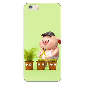 Ốp lưng dẻo cho điện thoại Apple iPhone 6 Plus / 6s Plus _Pig 21