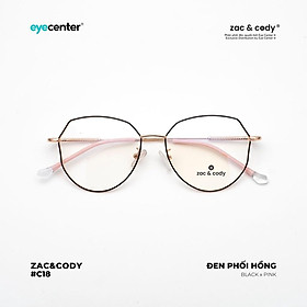 Gọng kính cận nữ chính hãng ZAC CODY C18S kim loại chống gỉ nhập khẩu by Eye Center Vietnam