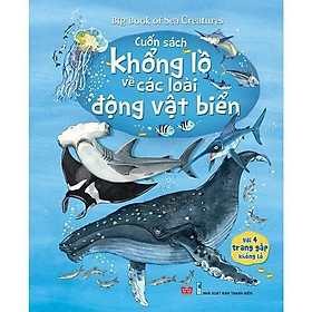 Sách Tương Tác - Big Book - Cuốn Sách Với Trang Gấp Khổng Lồ (Nhiều Chủ Đề) Cho Trẻ Từ 2 Tuổi - Các Loài Động Vật Biển