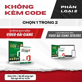 Sách - Combo "Làm Chủ Bài Thi MOS Excel 2016 Specialist", Ứng dụng tin học văn phòng cơ bản - tinhocmos