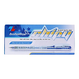 Hộp 20 Bút Bi Thiên Long TL-089 - Mực Xanh