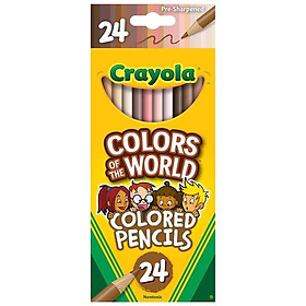 Hộp 24 Bút Chì Màu Color Of The World - Crayola 684607