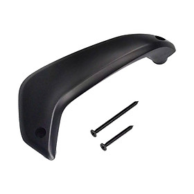 Interior Door Handle Automobile Accessories with 2 Screws Easy to Install Replacement Parts for Fiesta Black