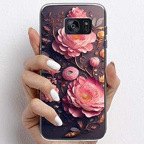 Ốp lưng cho Samsung Galaxy S7, Samsung Galaxy S7 Edge nhựa TPU mẫu Hoa hồng