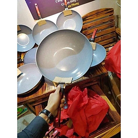 Chảo vân đá CERAMIC sâu lòng 32 cm, chảo đá, chảo sâu lòng