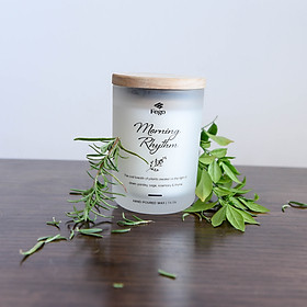 Mua Nến thơm cao cấp Fego tinh dầu tự nhiên (tặng diêm dài) Morning Rhythm/ Nến hũ sang trọng trang trí decor nhà cửa  thư giãn
