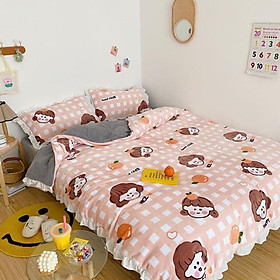 Set Nỉ Nhung Japan Hàng Nhập Khẩu Cao Cấp 4 Món Hình Ngộ Nghĩnh