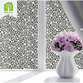 Mua 5M Giấy Dán Kính Họa Tiết đá 3D  Không Cần Keo -  Khổ 0.6m
