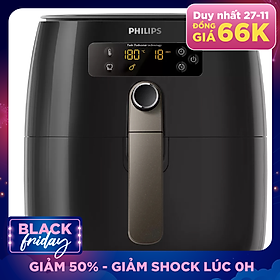 Nồi Chiên Không Dầu Philips HD9745 (1500W) - Hàng Chính Hãng