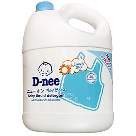 Dung Dịch Giặt Quần Áo Cho Bé D-Nee - Chai 3000ml (Xanh)