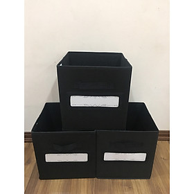 Combo 3 hộp đựng đồ đa năng Việt Nam (Storage Box) size lớn (26.5x26.5xH28cm)