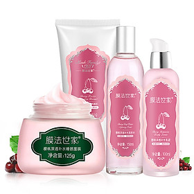 Bộ 4 Sản Phẩm Dưỡng Da Aquarius Cherry
