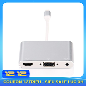 Cáp Lighting To HDMI / VGA / Audio Adapter - Cáp Kết Nối Iphone , Ipad Lên Màn Hình Full HD 1080