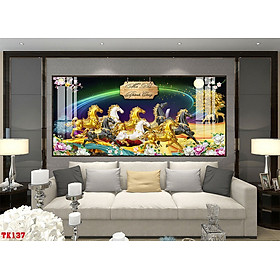 Mua Tranh dán tường phong thủy-tranh Mã Đáo Thành Công
