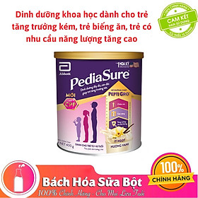 Sữa Bột Abbott Pediasure B/A hương Vani Ít Ngọt Lon 400g