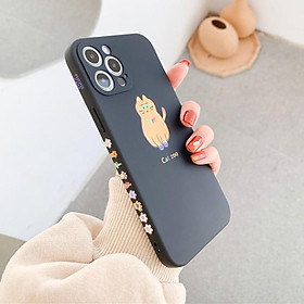 Ốp Lưng cho iPhone 12mini/12/12Pro/12ProMax Mèo Con Cat Zoo Dễ Thương - Mã TZAC236