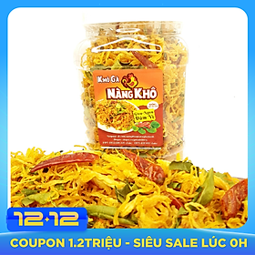 Khô gà lá chanh loại ngon ( Giòn ngon - Đậm vị ) - 500gram thương hiệu Nàng Khô