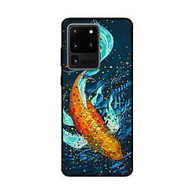 Ốp Lưng Dành Cho Samsung Galaxy S20 Ultra mẫu Cá Koi Vàng̣ - Hàng Chính Hãng