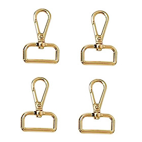 4pcs Alloy Swivel Lobster Claw Clasps Square Tail DIY Crafts Supplies Bronze