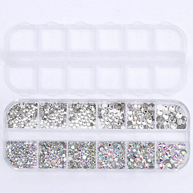 Đá Đính Móng Tay Trong Suốt Nhiều Kích Thước (2mm 2.5mm 3.0Mm 3.5mm 4mm 5mm)