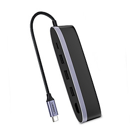 Mua Bộ chuyển đa năng cáp USB Type C to HDMI  Hub USB 3.0 hỗ trợ sạc USB C 5 in 1 chính hãng Ugreen 50990