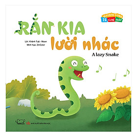 Ảnh bìa Vui Khỏe Cùng 12 Con Giáp - Rắn Kia Lười Nhác - A Lazy Snake (Song Ngữ Anh - Việt)