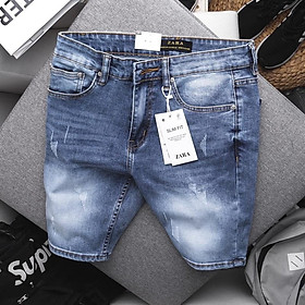 Quần short jean nam xuất xịn 4 màu chất bò đẹp