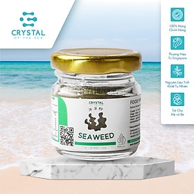 [Nhập Khẩu Singapore] Bột nêm Rong Biển (10GR / 40GR) - CrystalSea, Chứng nhận SFA, được làm từ nguyên liệu cao cấp, bổ sung các chất dinh dưỡng như Iốt, Omega-3, Folic Acid (Vitamin B9)