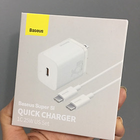 Mua Bộ sạc nhanh Type-C 25W Baseus Supersi CCCJG25CS - Hàng chính hãng