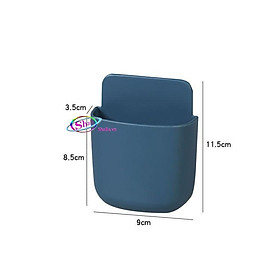 Mua Hộp nhựa tròn dán tường đựng điều khiển remote  điều hoà  tivi theo màu WA45 Shalla