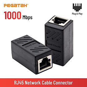 Mạng kết nối RJ45 Extender Ethernet Kabel RJ45 Bộ chuyển đổi Extender Giao diện Gigabit Nữ sang Nữ Mạng kết nối Mạng: Ti-RJ45-2PCS