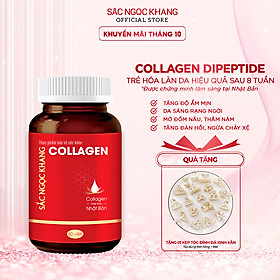 Collagen Sắc Ngọc Khang thế hệ mới 100% từ Nhật Bản Hộp 60 viên