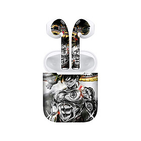 Mua Miếng dán skin chống bẩn cho tai nghe AirPods in hình Songoku Dragon Ball - 7vnr014 (bản không dây 1 và 2