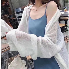 Áo Khoác Cardigan Mỏng Dáng Form Dài Len Mềm Mại CN01