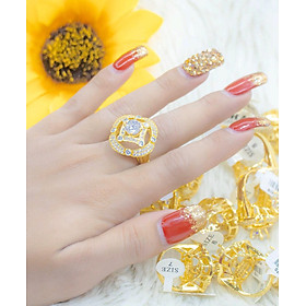 Nhẫn Nữ Thời Trang Mạ Vàng 18K Mẫu 048.2304 - Mang rất sang, bền, đẹp - Tặng kèm hộp trang sức nữ