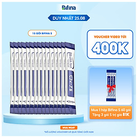 Men vi sinh Bifina Nhật Bản - Loại S 15 gói (không có hộp)