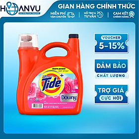 Nước giặt xả Tide Ultra Concentrated with Downy HE Liquid April Fresh 4.43