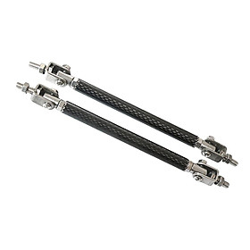 Carbon Fiber Front Bumper Lip Splitter Strut Rod Tie Support  150mm