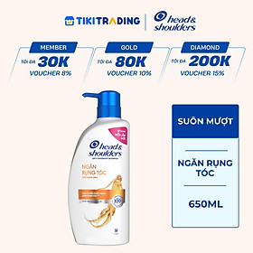 Dầu Gội HEAD & SHOULDERS Chai 625ml - Ngăn rụng tóc