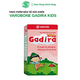 TPBVSK GADIRA KIDS - Viên Uống Hỗ Trợ Làm Giảm Triệu Chứng Đầy Hơi Cho Bé (Hộp 30 Viên)