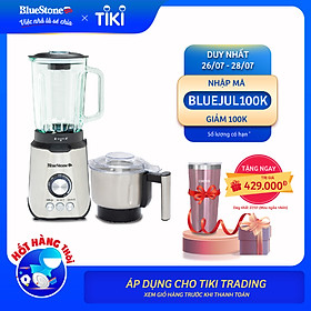 Máy xay sinh tố BlueStone BLB-5339 (1,5L - 800W - Cối thủy tinh) - Hàng Chính Hãng