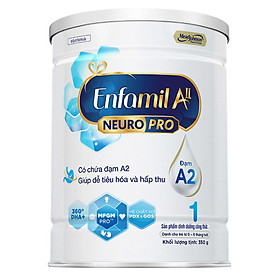 Sữa bột Enfamil A2 Neuropro 1 cho trẻ từ 0 - 6 tháng tuổi – 350g