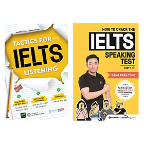 Combo 2 cuốn: How to crack the IELTS Speaking + Tactics for IELTS Listening