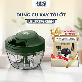 Mua Dụng cụ xay tỏi ớt  thực phẩm Lebenlang LBL3939 lưỡi xay bén  dây rút tiện lợi - hàng chính hãng