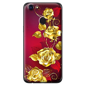 Ốp in cho Oppo F5 NỀN ĐỎ HOA 3 - Hàng chính hãng