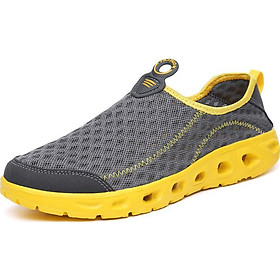 Men's Outdoor Amphibious Water Shoes Elastic Mesh Quick-Drying Light Wading Creek Shoes
