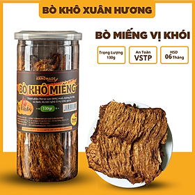 Khô bò khô miếng loại 1, thịt bò khô miếng que vị khói đặc biệt Xuân Hương