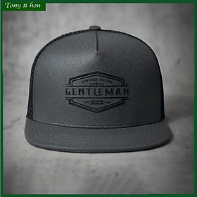 Tony tí hon -  MŨ NÓN LƯỠI TRAI SNAPBACK GEN XÁM NAM NỮ CAO CẤP, ĐẸP, CÁ TÍNH