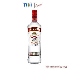 {Freeship 50K} Rượu Vodka Smirnoff Red 37.5% 700Ml - Rượu Vodka Hương Vị Ngọt Dịu, Nồng Nàn Dài Lâu [Không hộp]