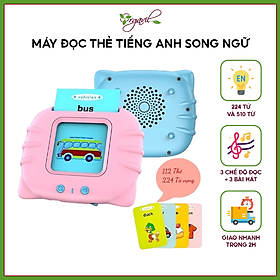 Máy Đọc Thẻ Tiếng Anh Song Ngữ Anh Việt, Máy Học Song Ngữ Cho Bé Tặng Kèm Thẻ Flashcard Và Sạc - Orgavil